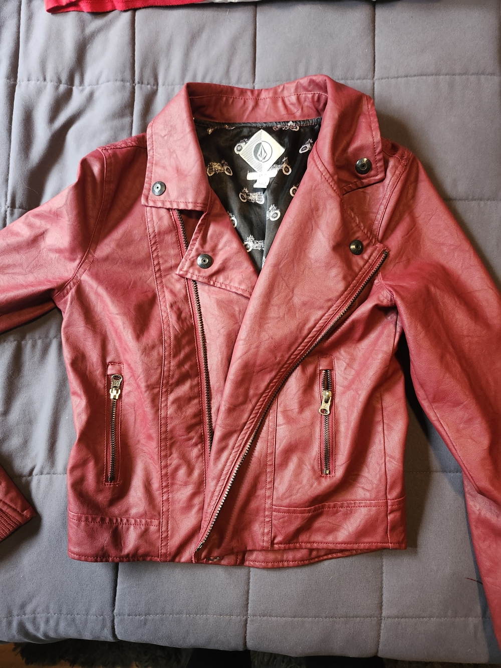 Volcom Faux Leather Jacket - Picture 9 of 10